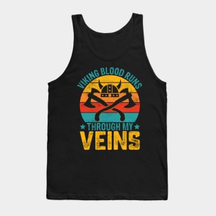 Viking Blood Runs Through My Veins Tank Top